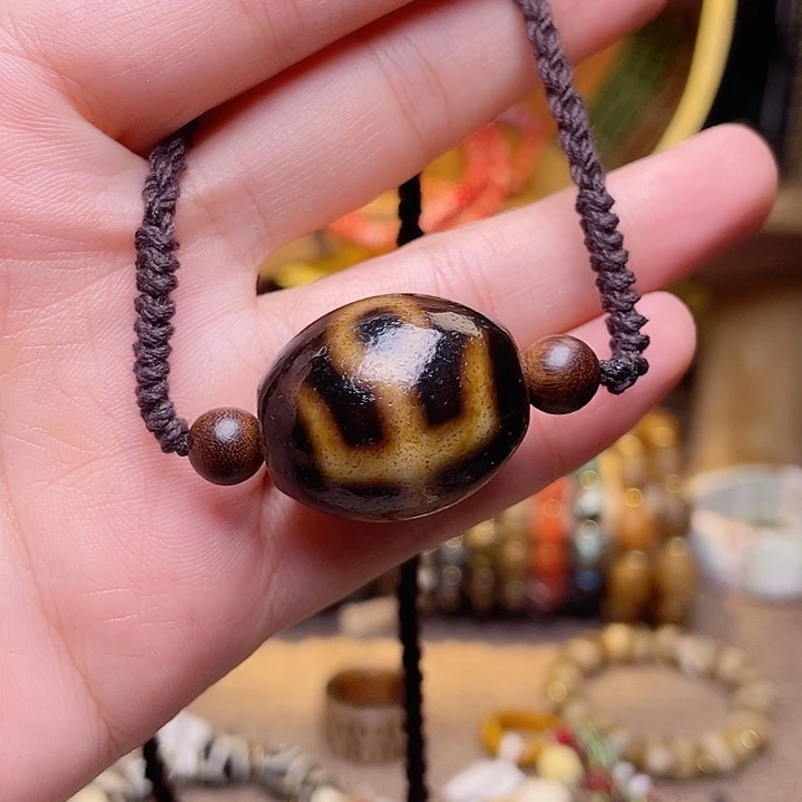 玛瑙/玉髓未镶嵌天珠锁骨链