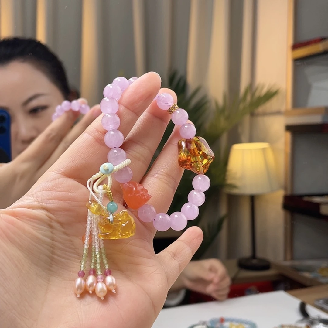 琥珀裸石未镶嵌琥珀手串