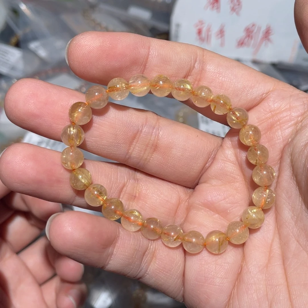 水晶手链未镶嵌星***糖手链