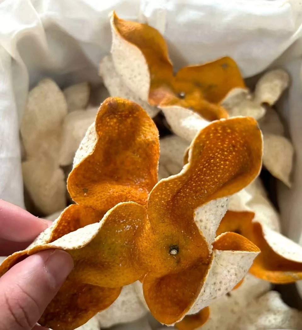 2024年天马圈枝新会冬后大红皮基本整皮少量断皮13年老树皮。。