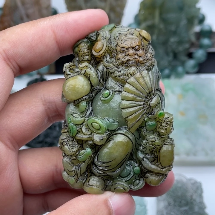 未镶嵌定制翡翠五鬼运财