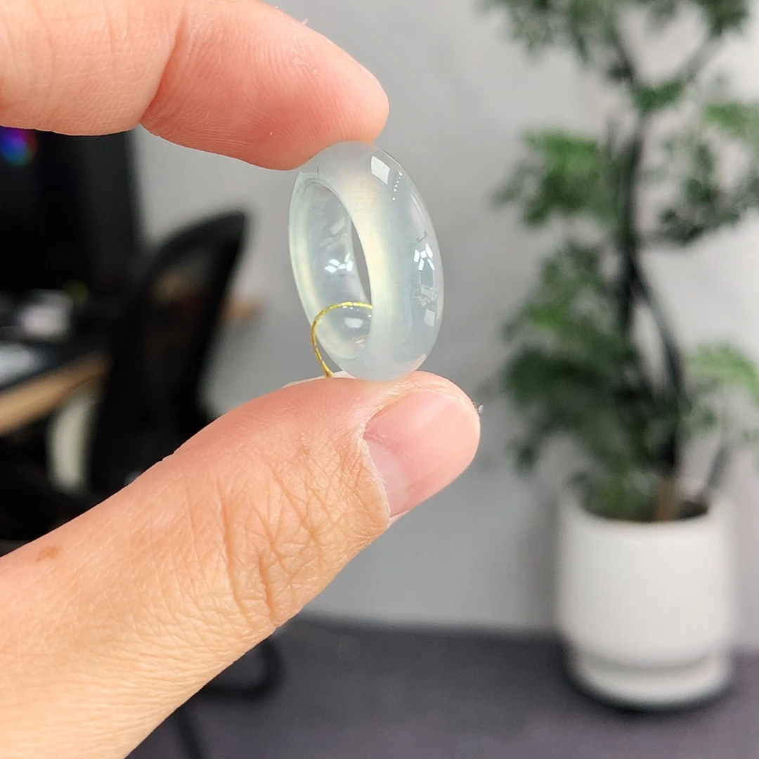 翡翠未镶嵌戒指6号