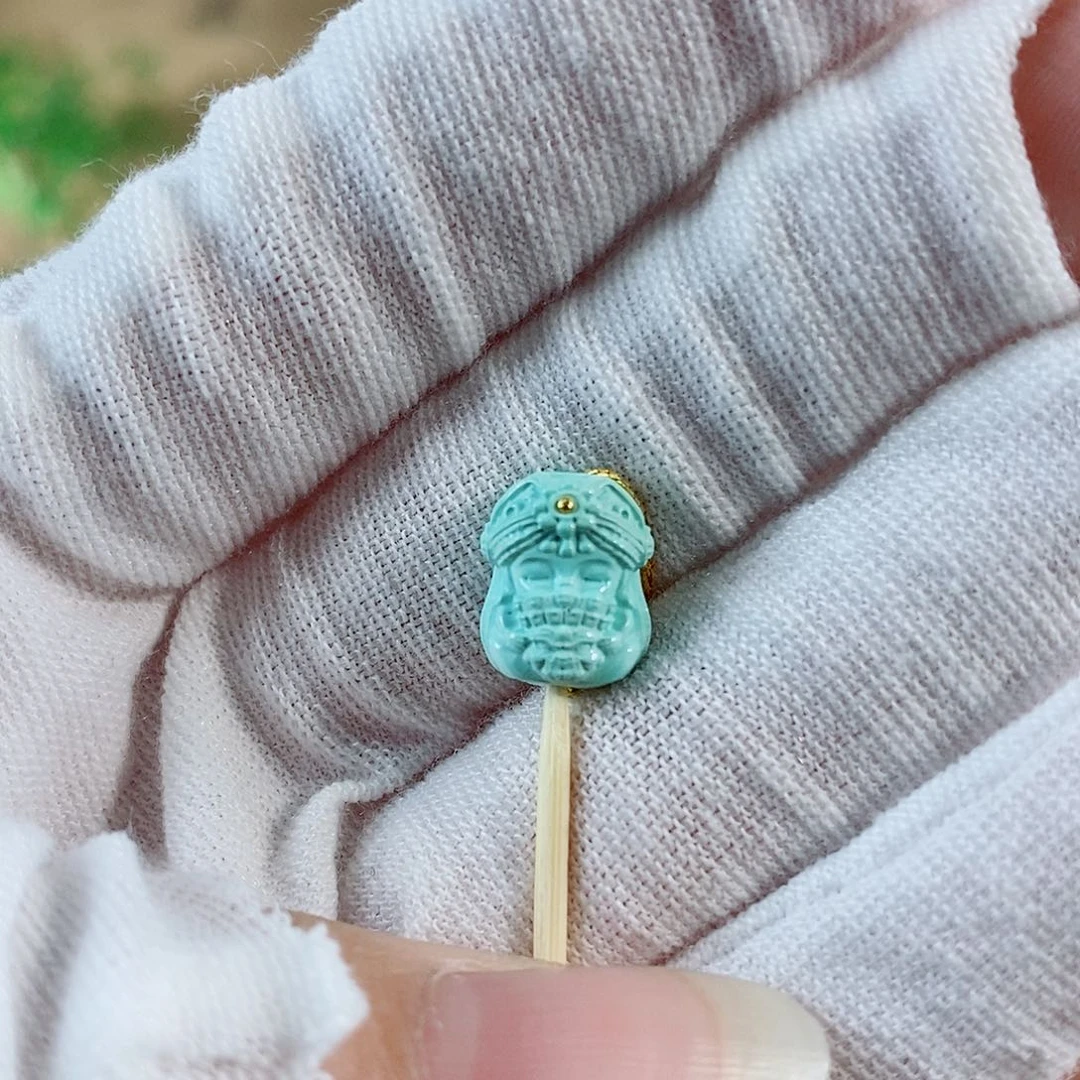 未镶嵌绿松石珠宝奇石