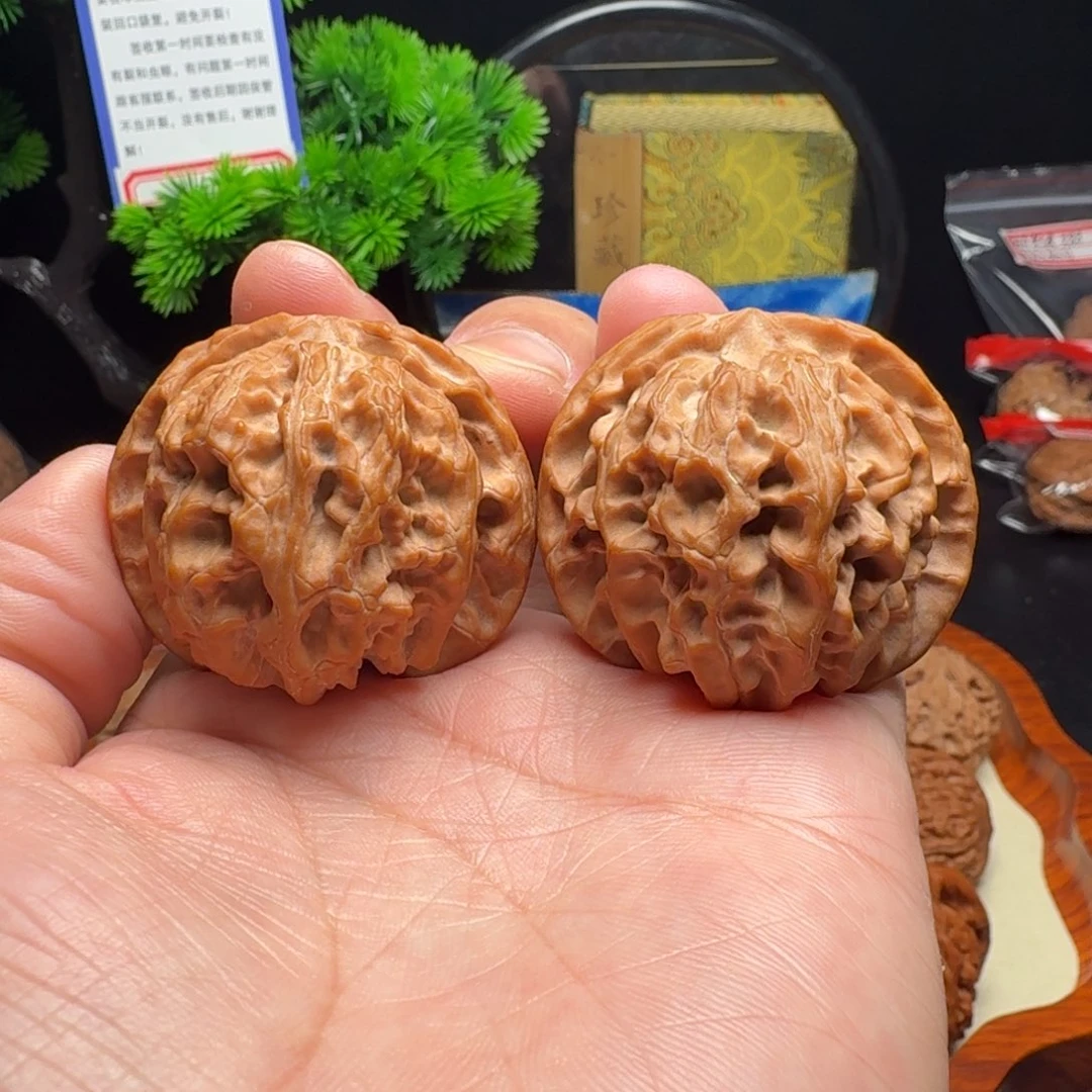 把件文玩核桃全品苹果园43.5