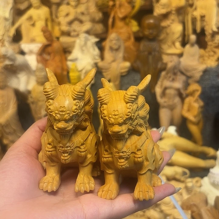 黄杨木黄杨木瑕疵麒麟