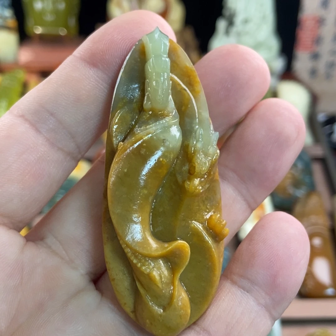 吊坠(不含链)未镶嵌和田玉