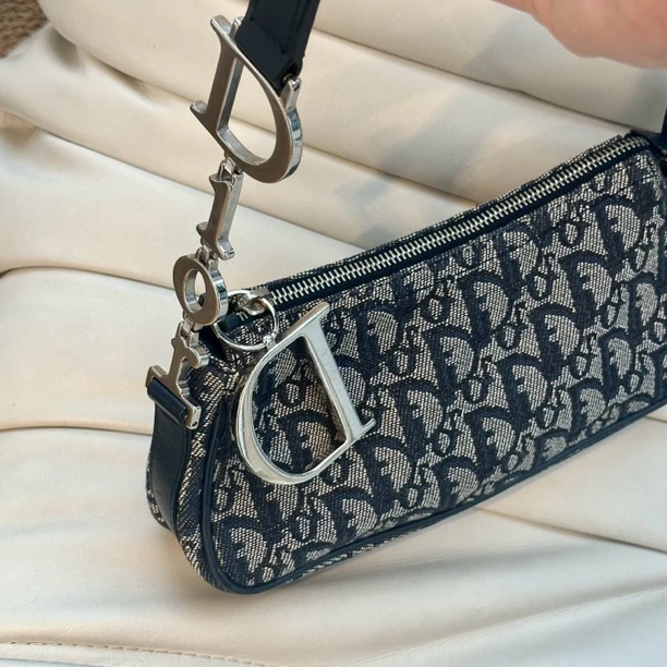 95新 DIOR/迪奥 老花满印麻将单肩包