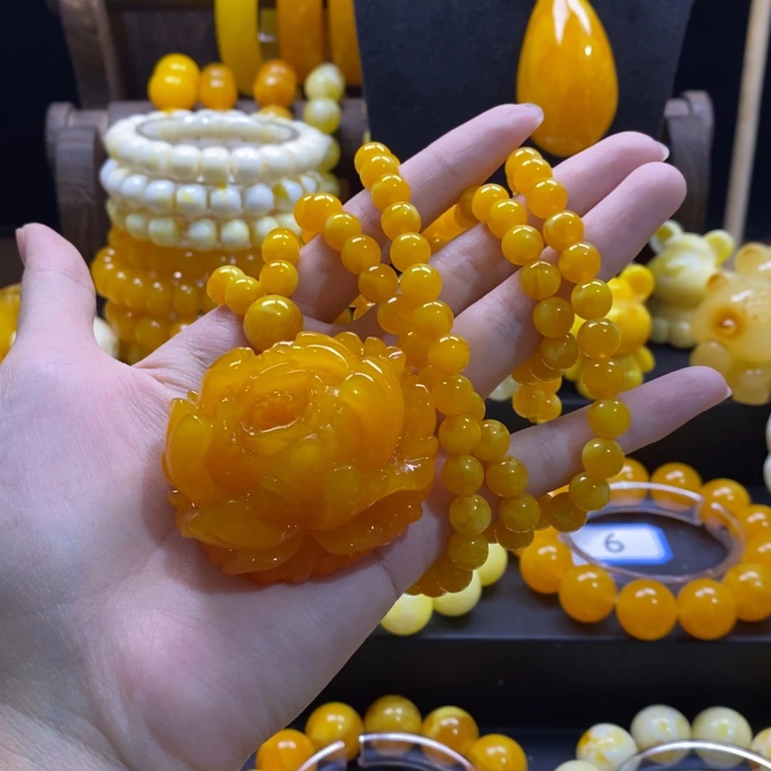 S****非金属全品无暇念珠牡丹花