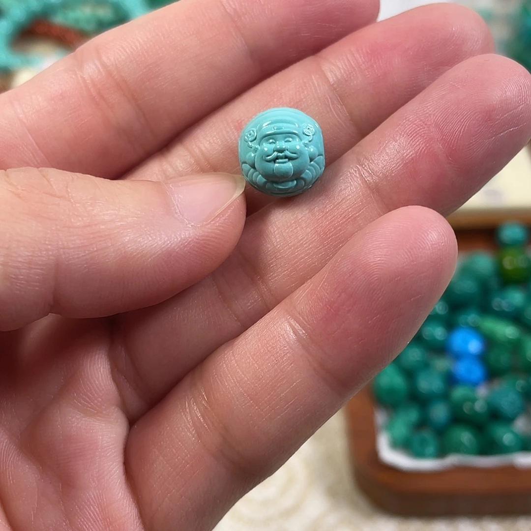 手工雕刻配饰配珠手串尺寸12