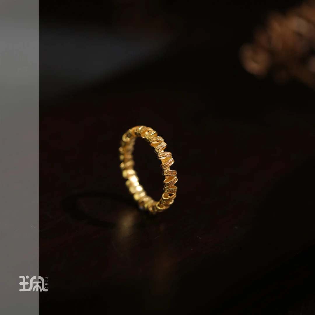 鑫旺|18K金*戒指*未镶嵌LYC25010913多样性发其一