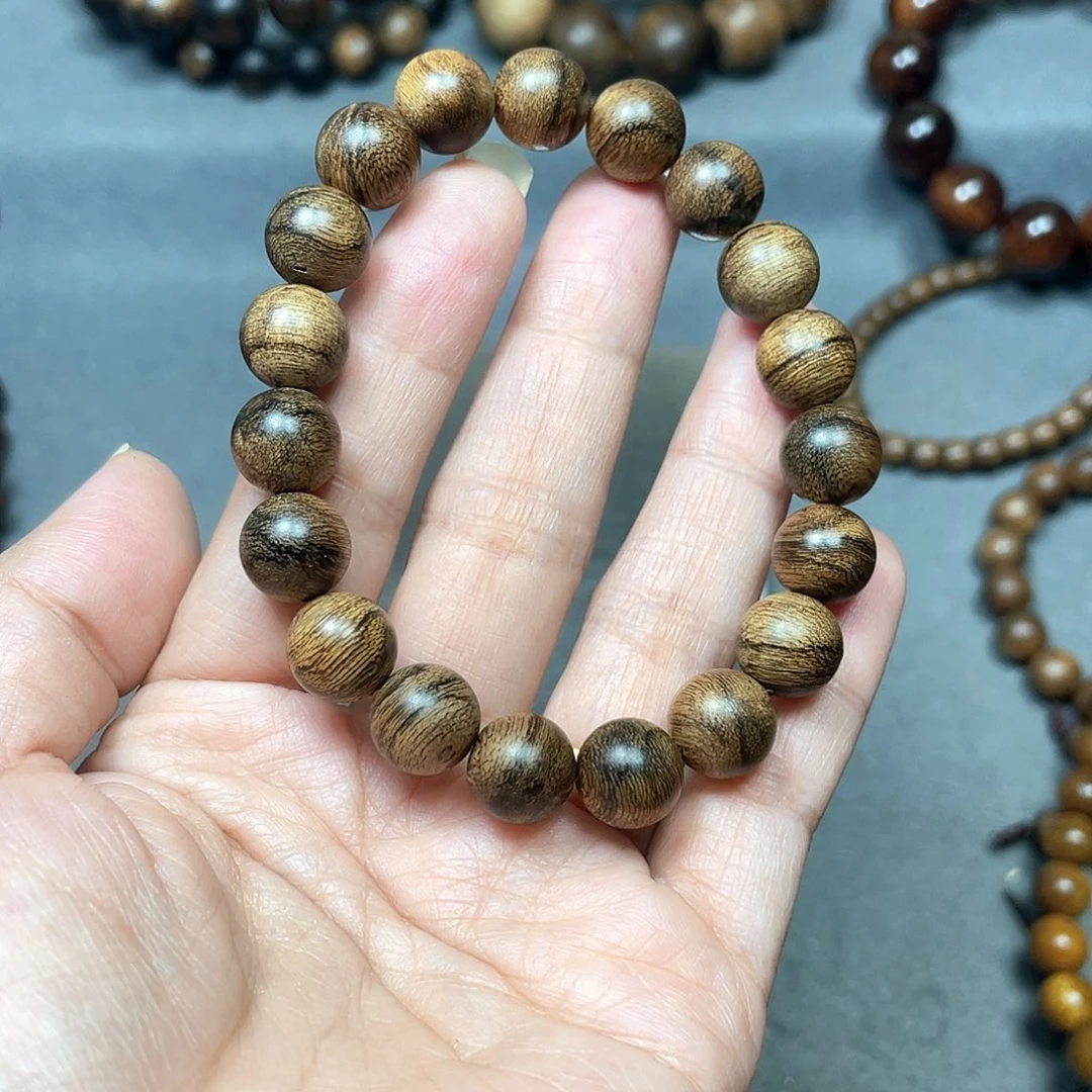 沉香手串白棋瘤疤1.0