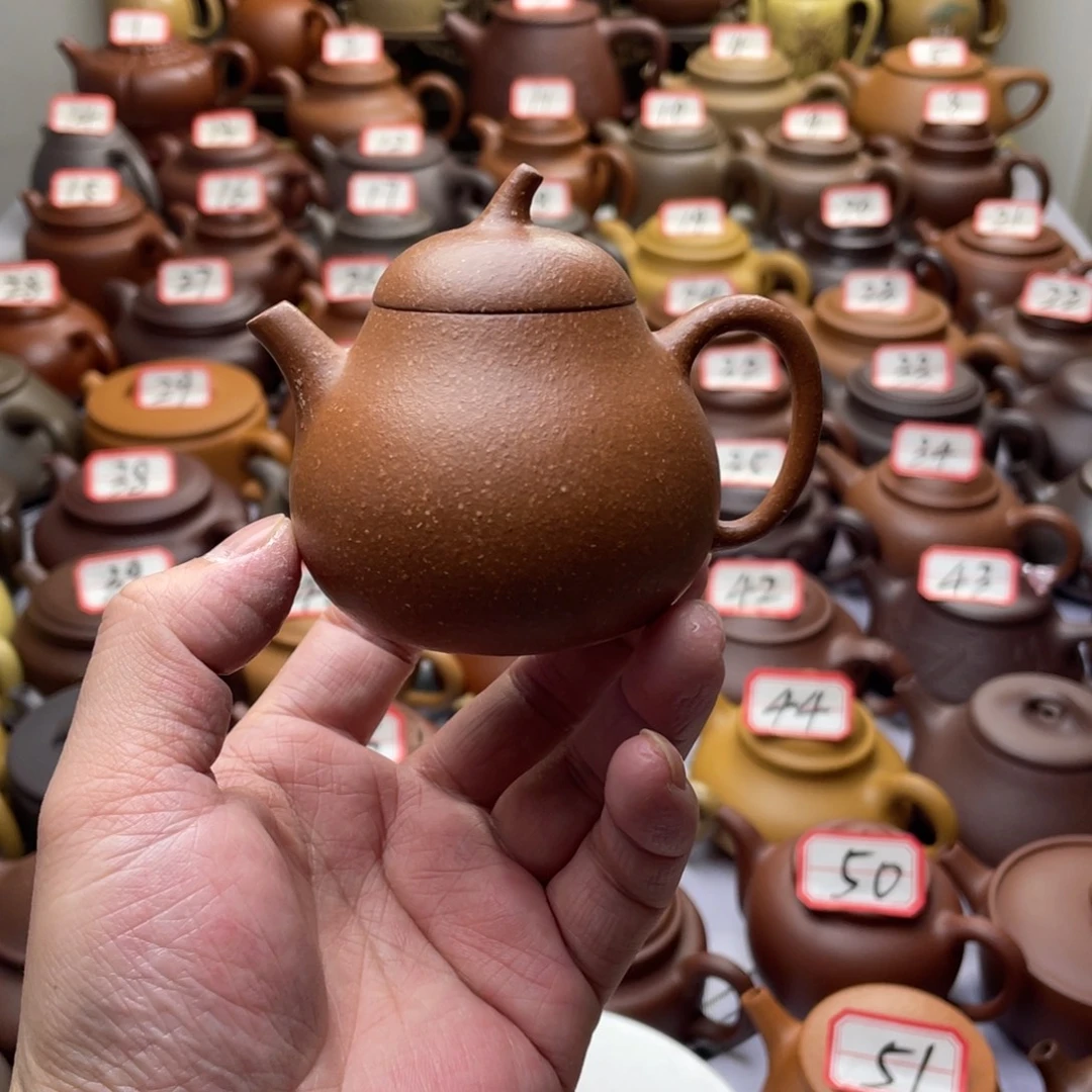 紫砂茶壶宜兴紫砂半手工