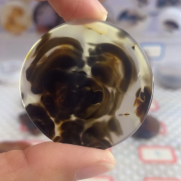 清***来玛瑙/玉髓合金颈饰