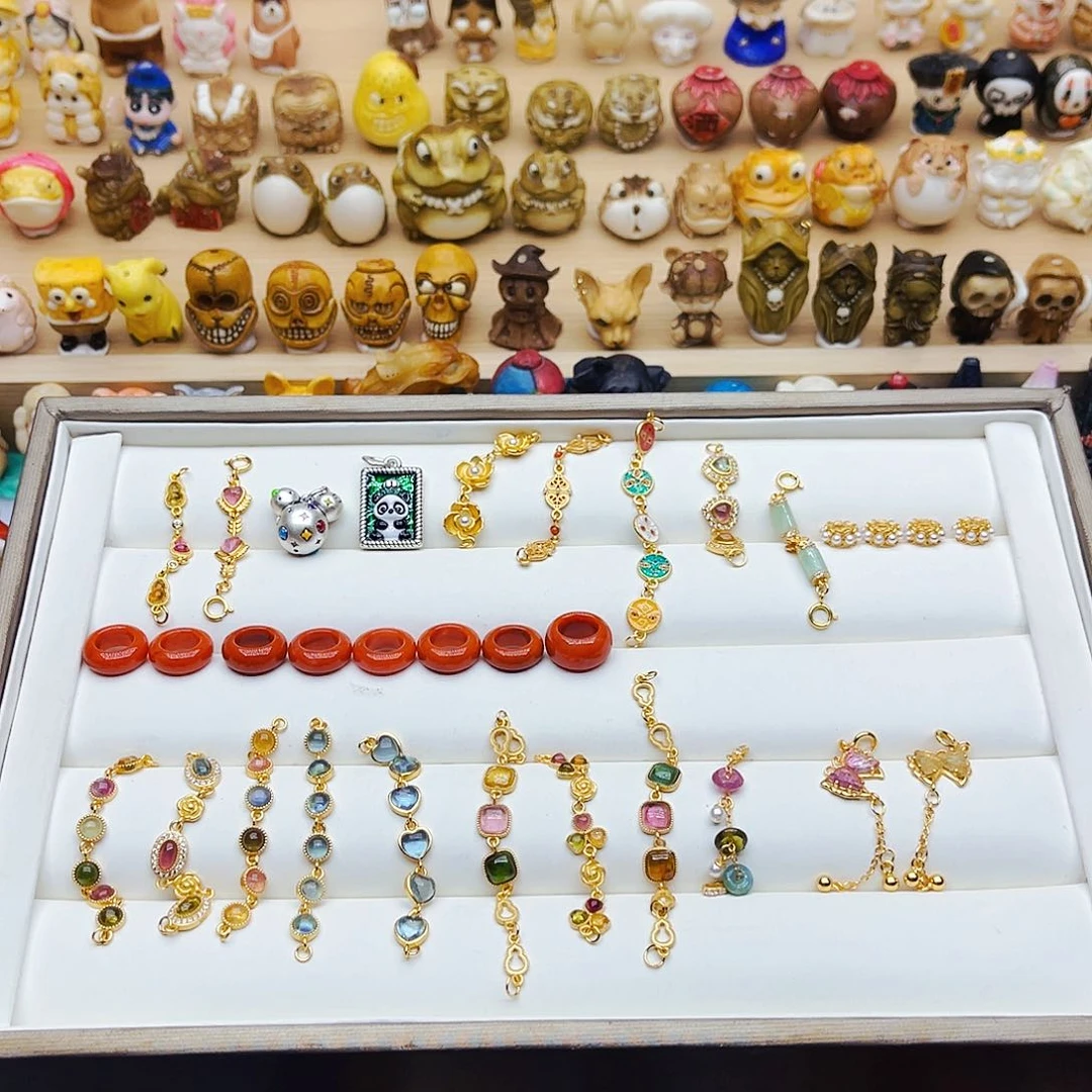 鹿骨摆件手工雕刻配饰