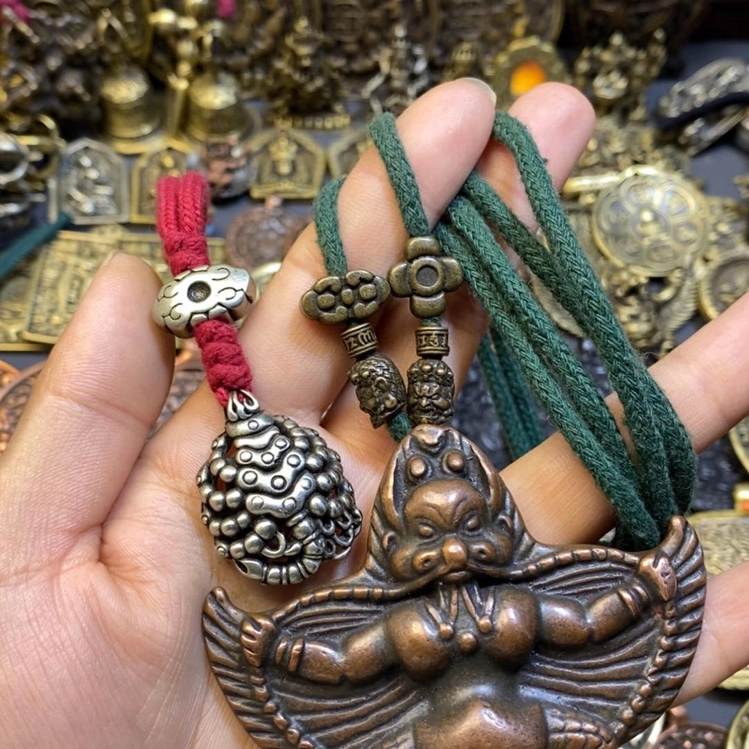 1***8藏式大鹏鸟搭配挂件