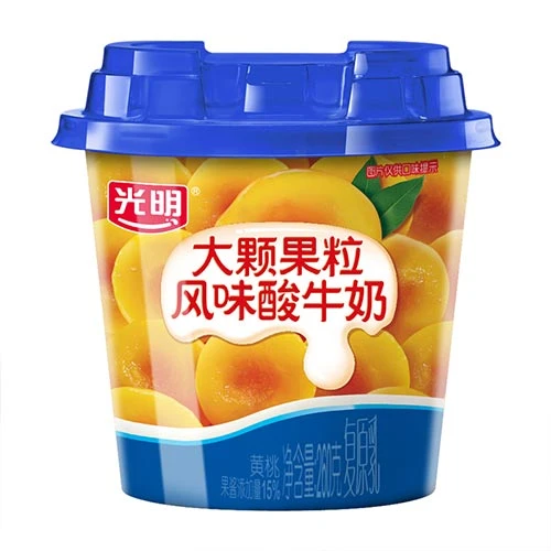 光明黄桃果粒酸奶 260g