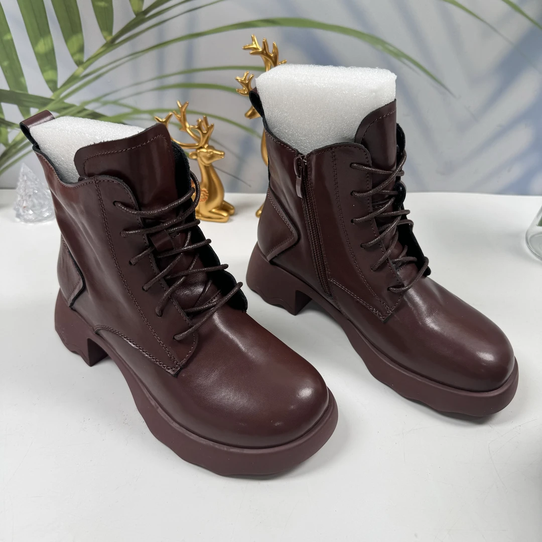 小强家女鞋新款百搭舒适短靴（H0014）（X999）