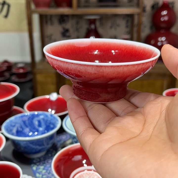 不***鱼景德镇陶瓷浅行窑茶漏福利大漏