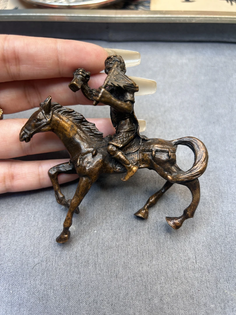 小怡推荐 铜器摆件马到成功