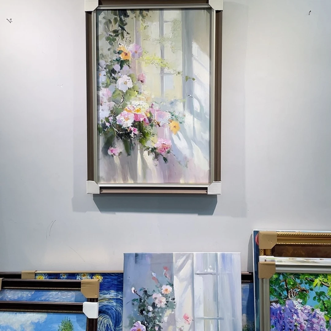 【闪购商品】油画开播福利原创手绘油画捡漏70×100含框