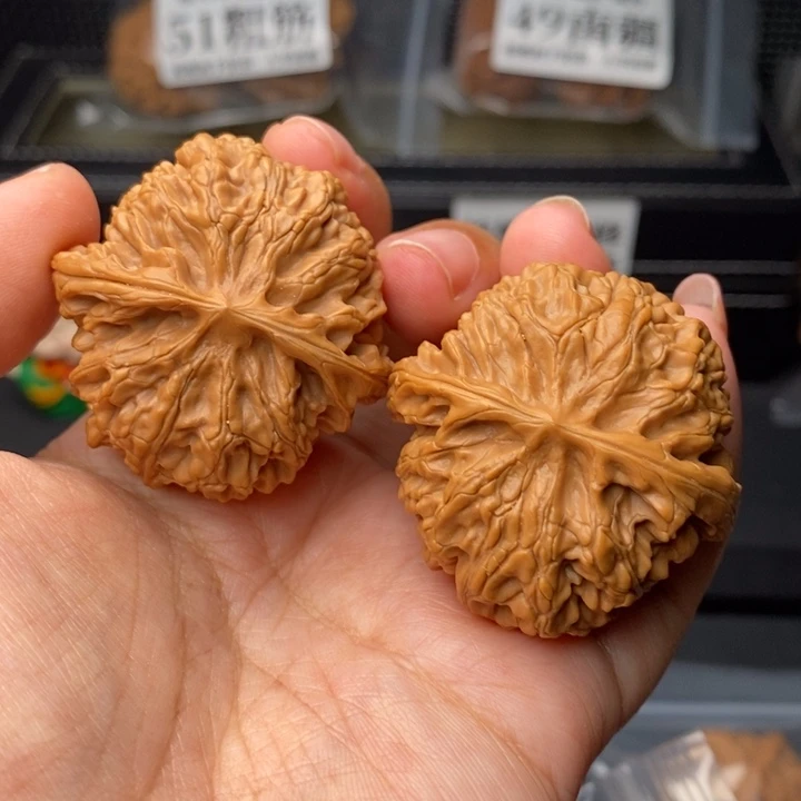 文玩核桃把件42苹果