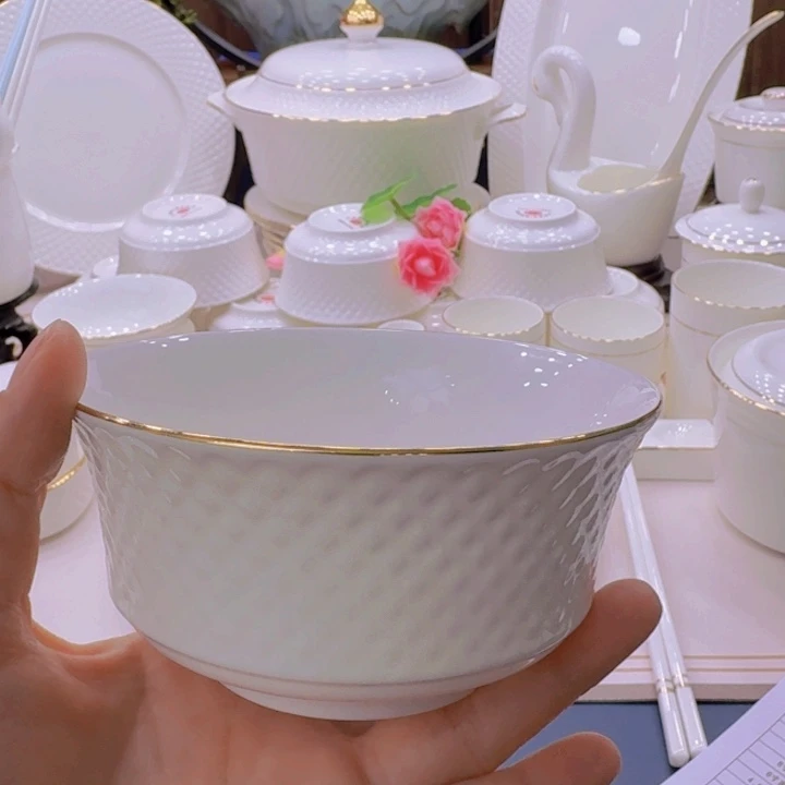 瓷景德镇碗碟单拍