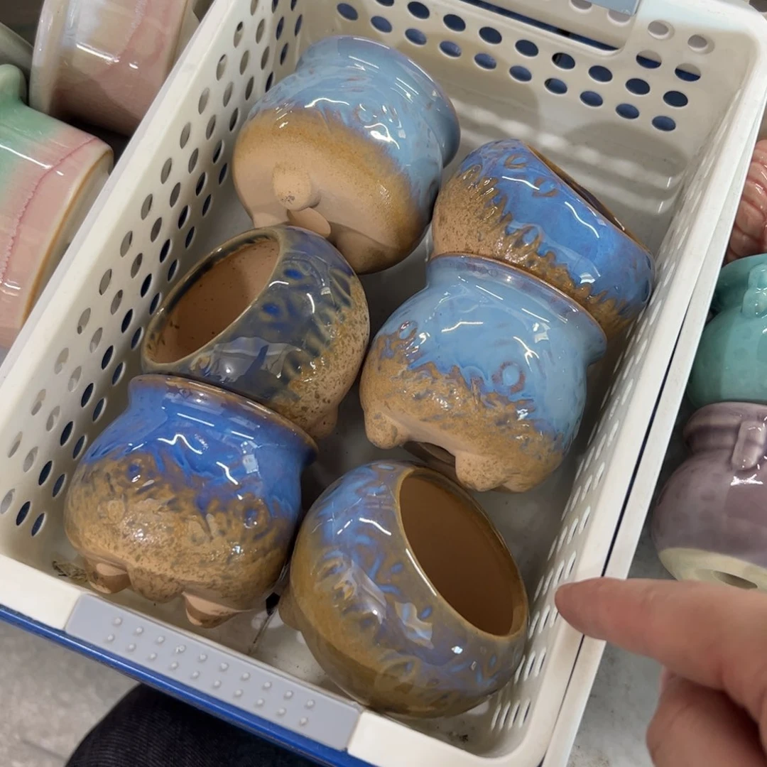 陶瓷多肉小花盆@@2075