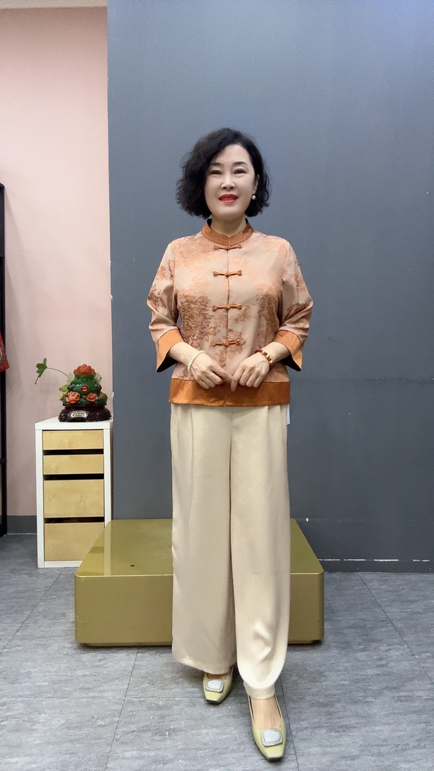 新中式国风提花华丽时尚开衫