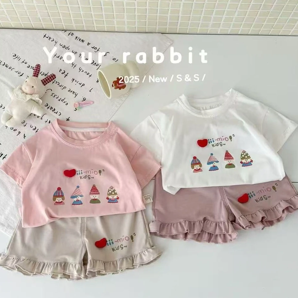 玥儿兔宝宝卡通短袖套装