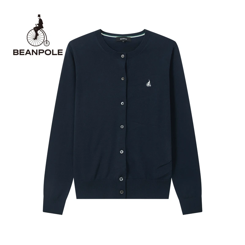 【新品专享】BEANPOLE女士静奢休闲百搭圆领针织开衫BF515AZ03