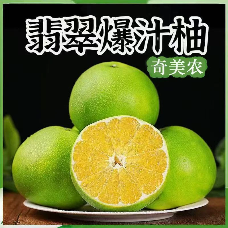 【礼盒送人】当季生态恐龙蛋绿宝石爆汁翡翠青柚产地直发10斤礼盒装