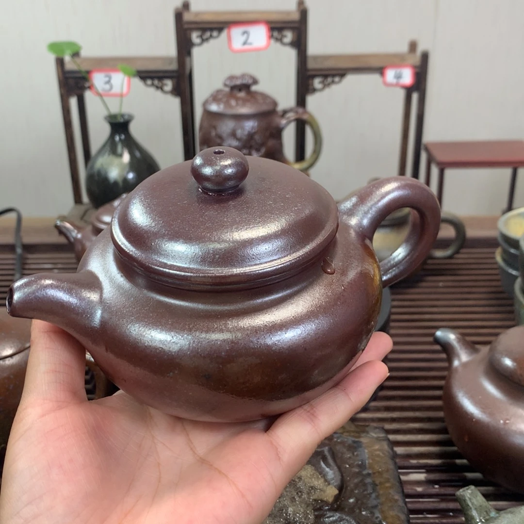 8***7茶壶紫砂紫泥制作
