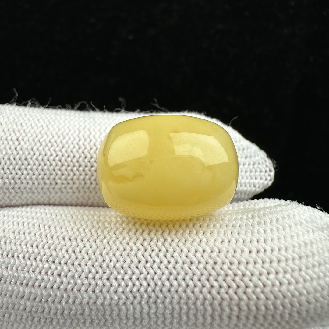 M3336天然蜜蜡制品 桶珠墩子14x18mm2克抖音基地发货