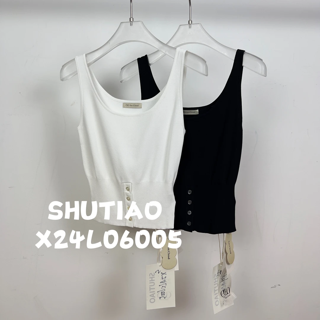 【SHUTIAO】2024秋冬：新款小众设计款背心X24L06005