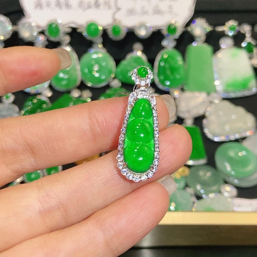 【闪购商品】颈饰未镶嵌翡翠天然翡翠