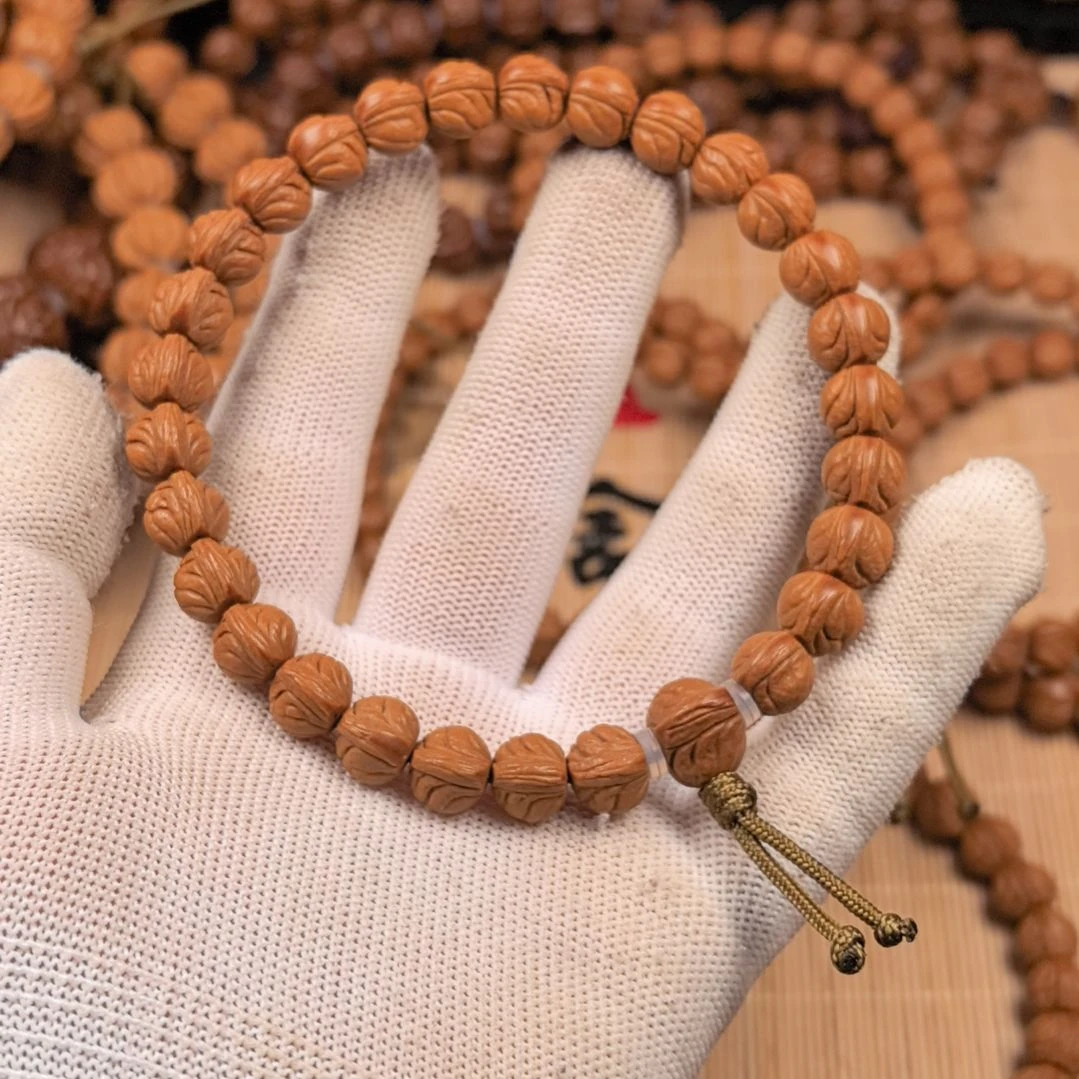 桃核吊坠精品小龙纹手持