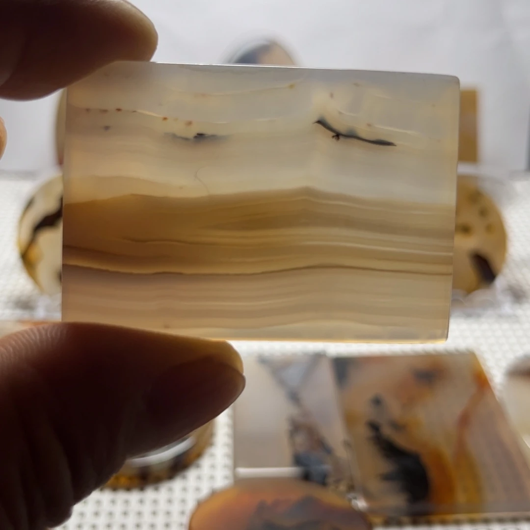 玛瑙/玉髓未镶嵌吊坠(不含链)