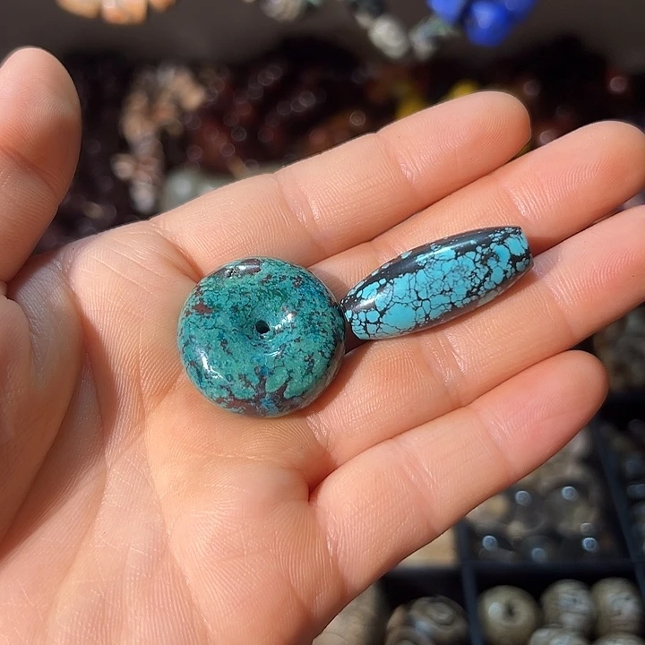 面***纱玛瑙/玉髓合金颈饰