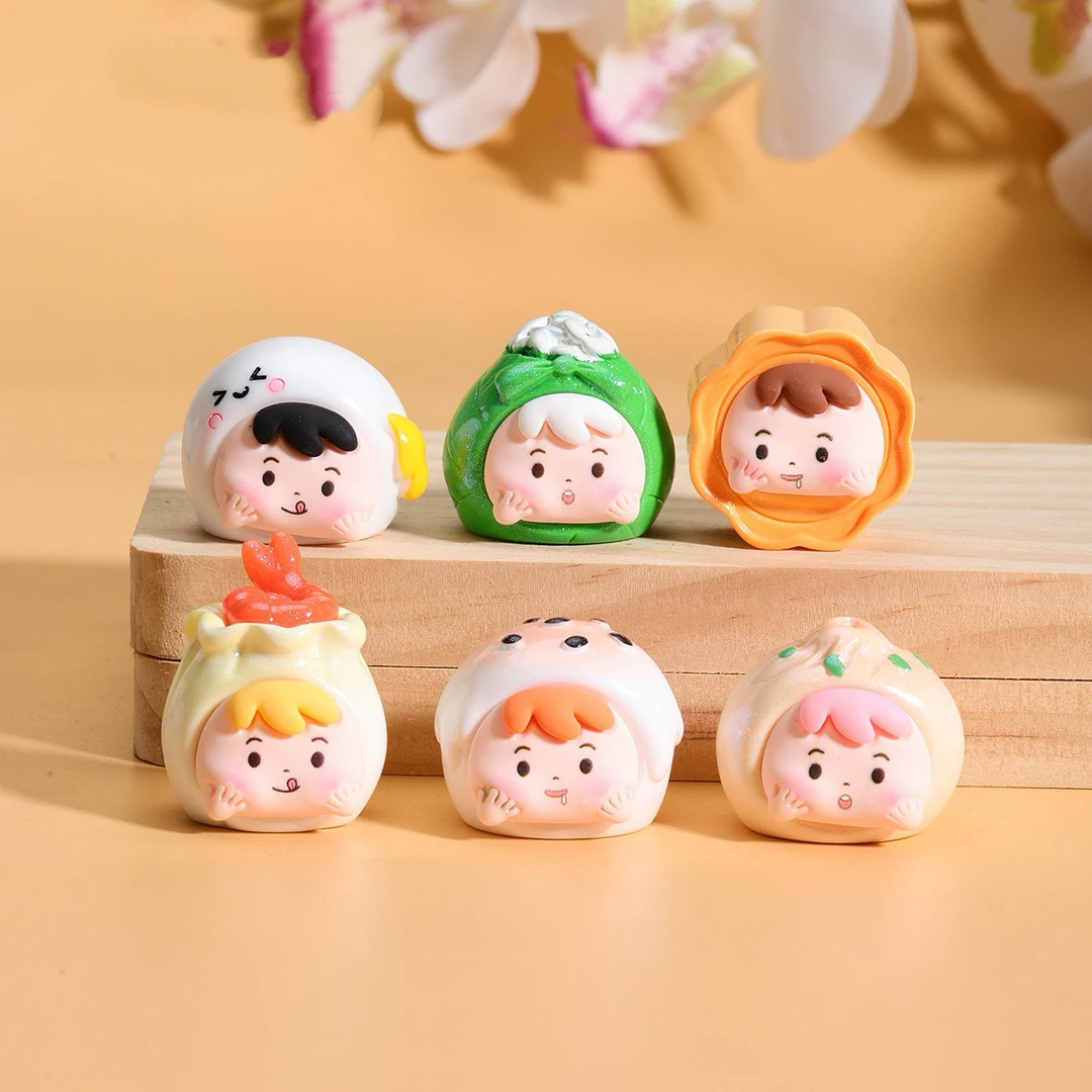 【九宫格】细闪中式美食玩树脂DIY桌面装饰品