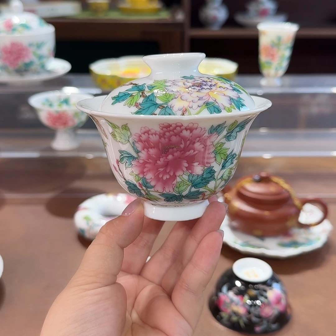 ?****?珐琅彩主人杯茶具套装
