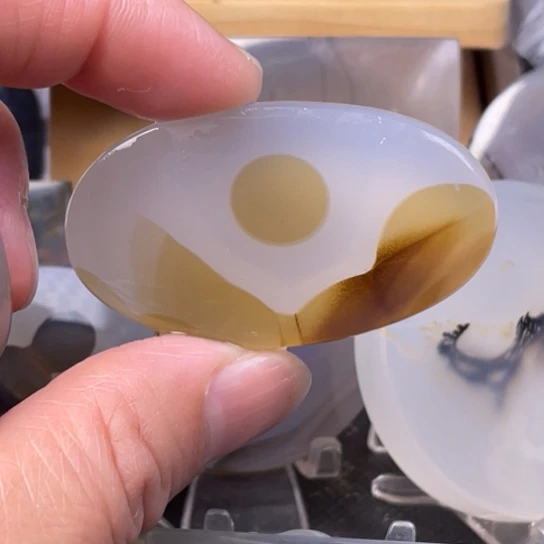 玛瑙/玉髓吊坠(不含链)未镶嵌