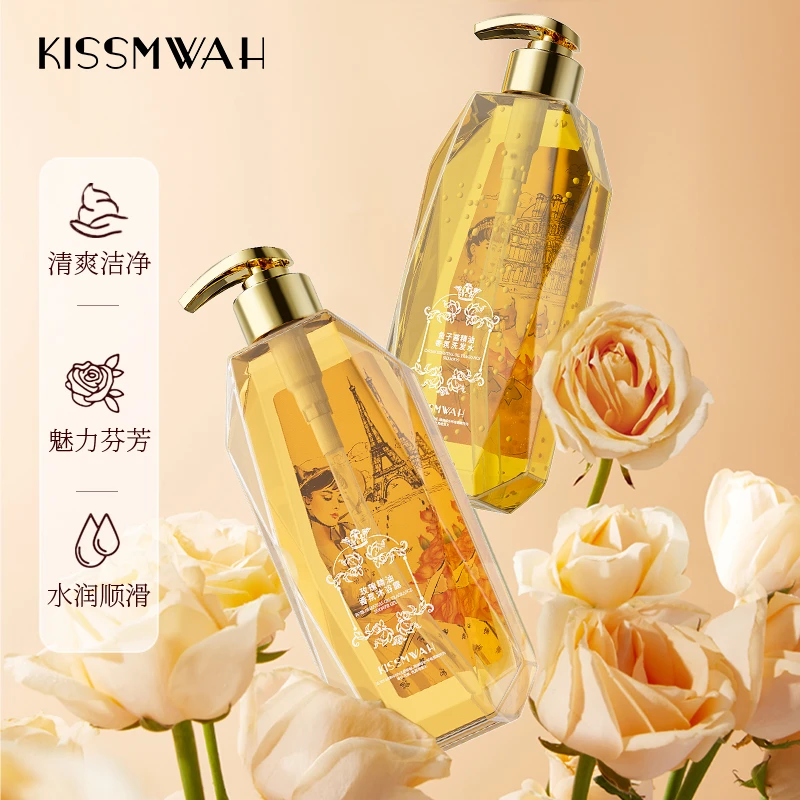 KISSMWAH鱼子酱玫瑰精油香氛洗沐二件套