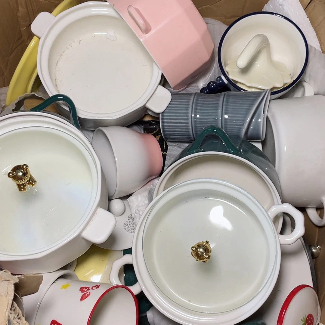 瓷微瑕陶瓷餐具家用 随机一个