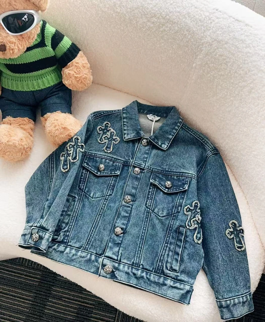 *E Magic Box童装“大帅出行”儿童限量款牛仔外套衬衫74372