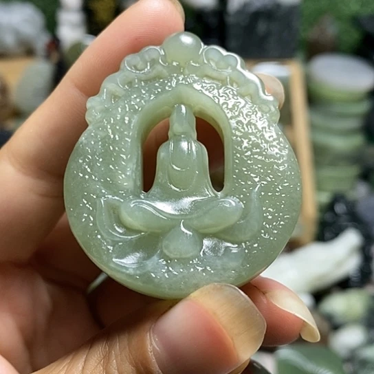 未镶嵌和田玉（糖玉）珠宝半成品