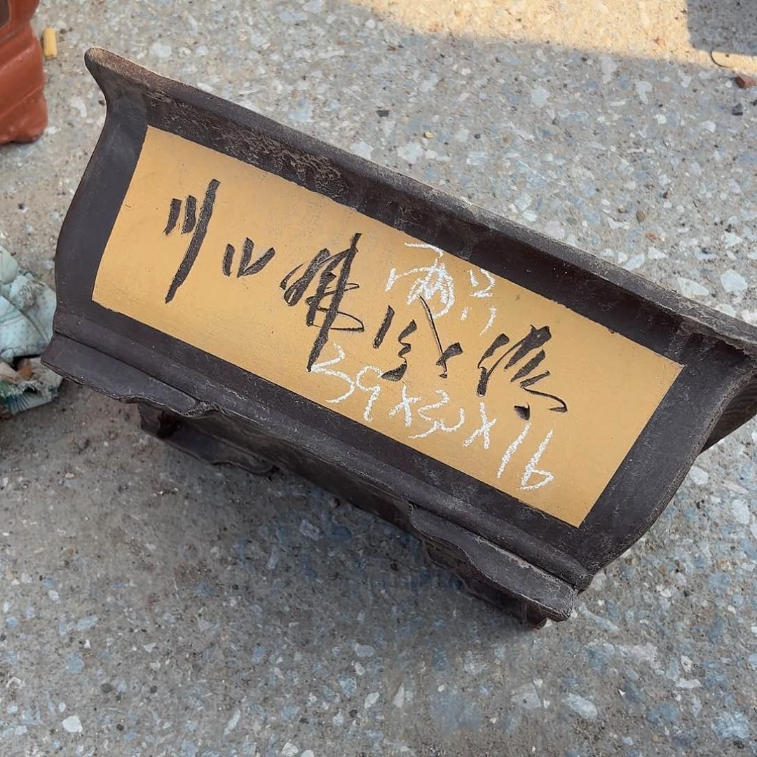宜兴紫砂花盆，现货发