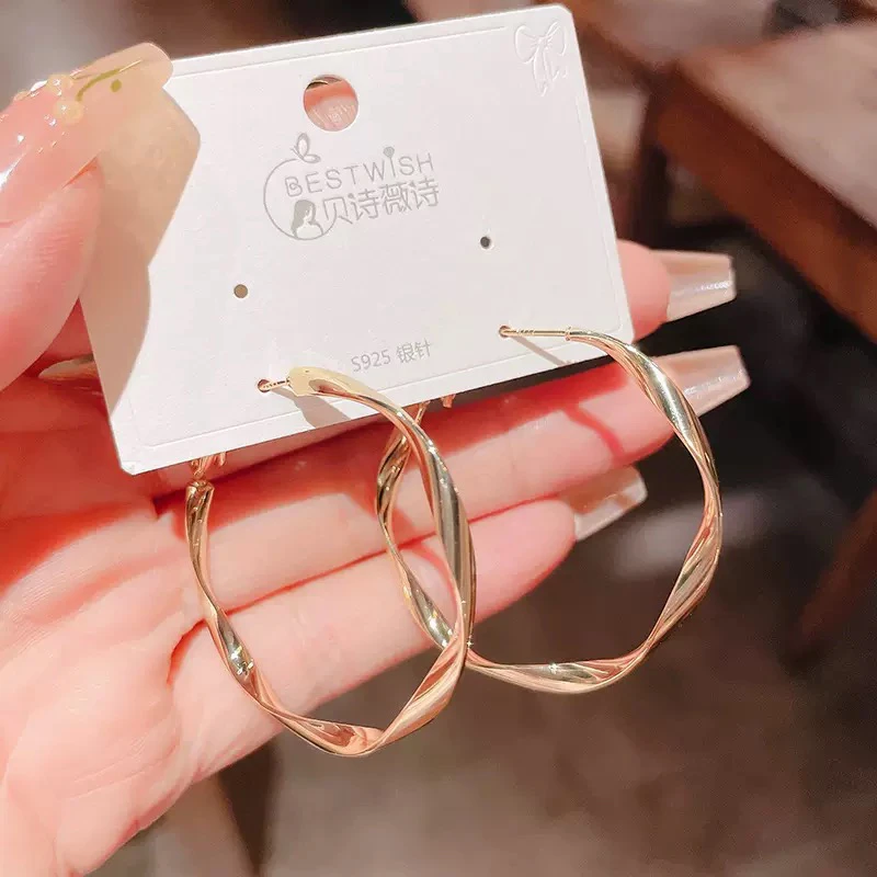 铜合金耳饰 欧美风夸张耳饰