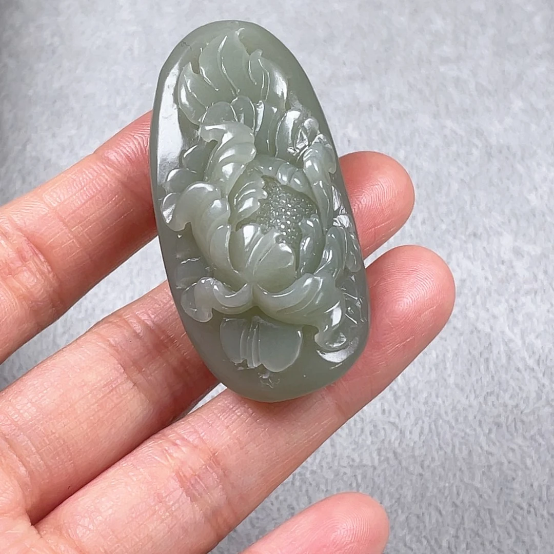 和田玉（糖玉）颈饰未镶嵌汐*