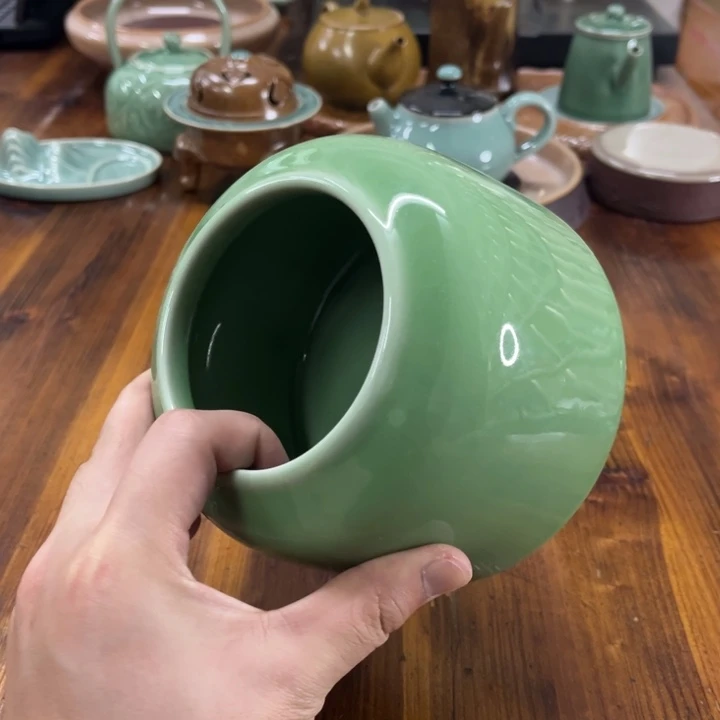 龙泉青瓷茶器微瑕8925