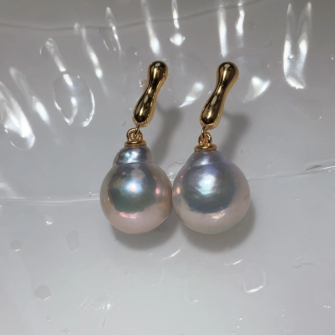 未镶嵌淡水珍珠耳饰